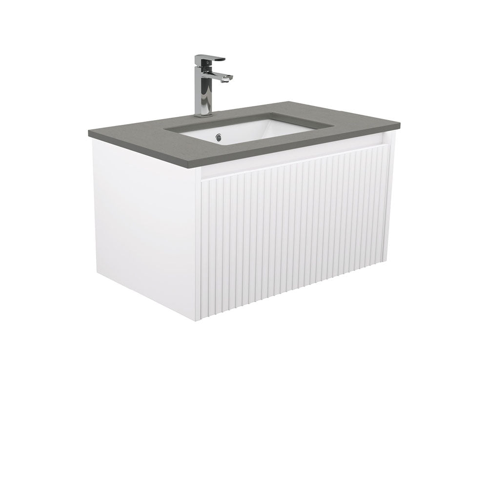 Sarah Dove Grey Undermount 750 Alina Wall-Hung Vanity