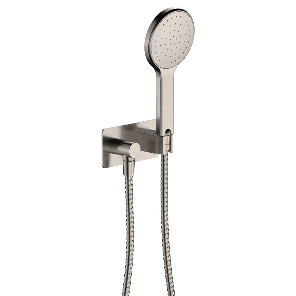 KAYA Hand Shower Soft Square Plate Brushed Nickel