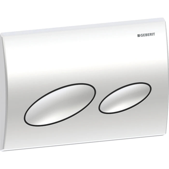 Geberit Kappa20 actuator plate, oval, for dual flush