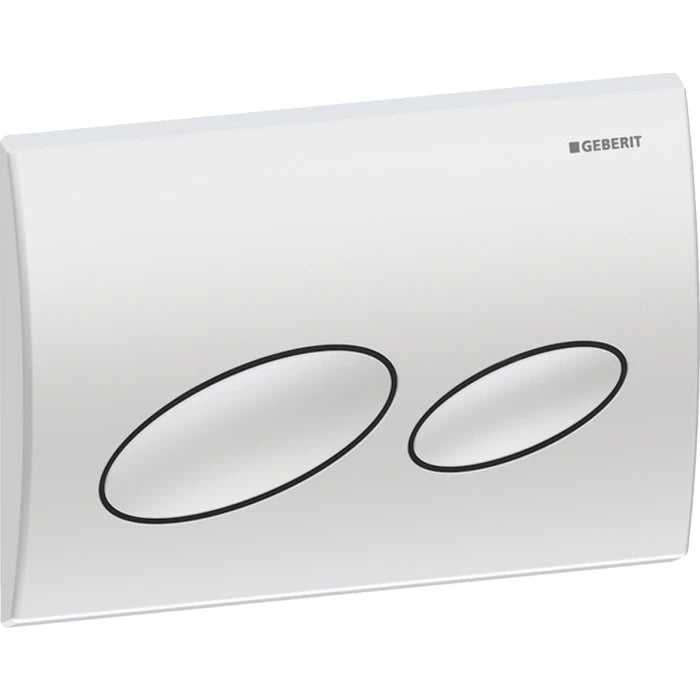 Geberit Kappa20 actuator plate, oval, for dual flush