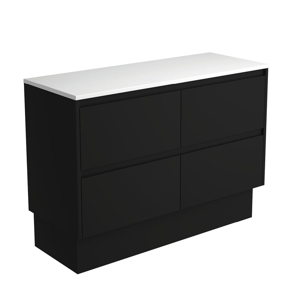 AMATO Satin Black 1200 Cabinet On Kick
