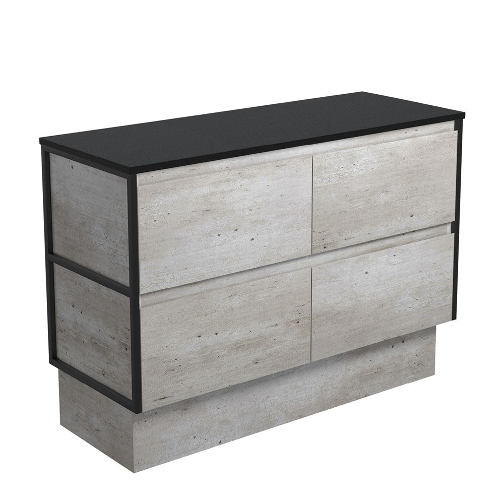 AMATO INDUSTRIAL 1200 Cabinet Matte Black Frames On Kick