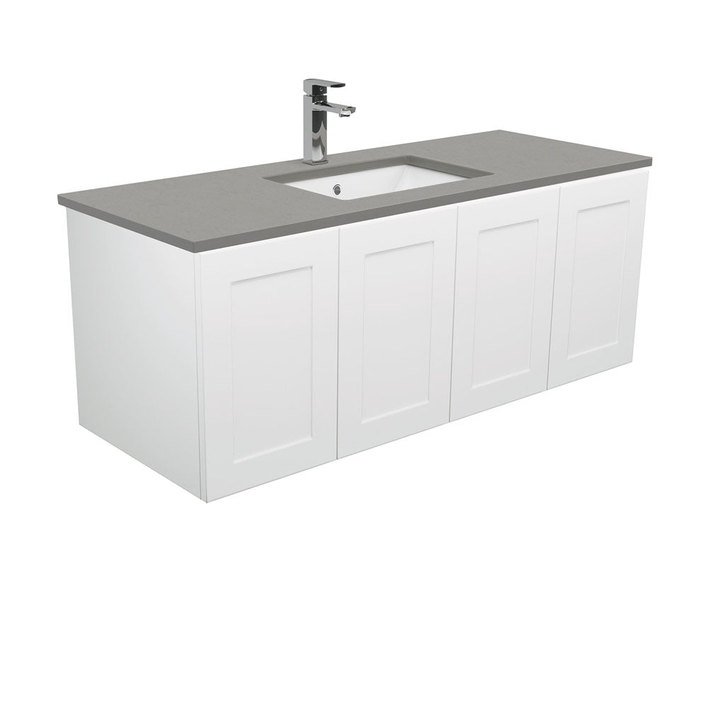 Sarah Dove Grey Undermount 1200 Mila Wall-Hung Vanity