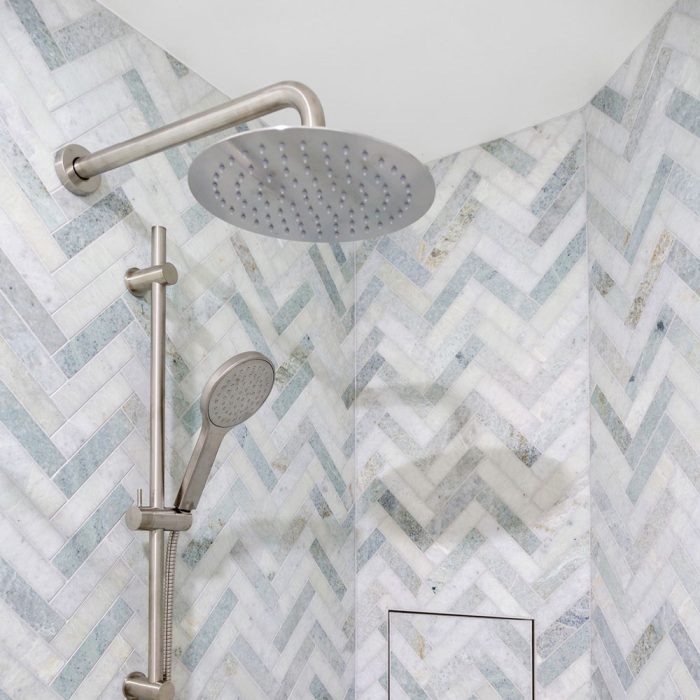 KAYA Shower Arm Brushed Nickel