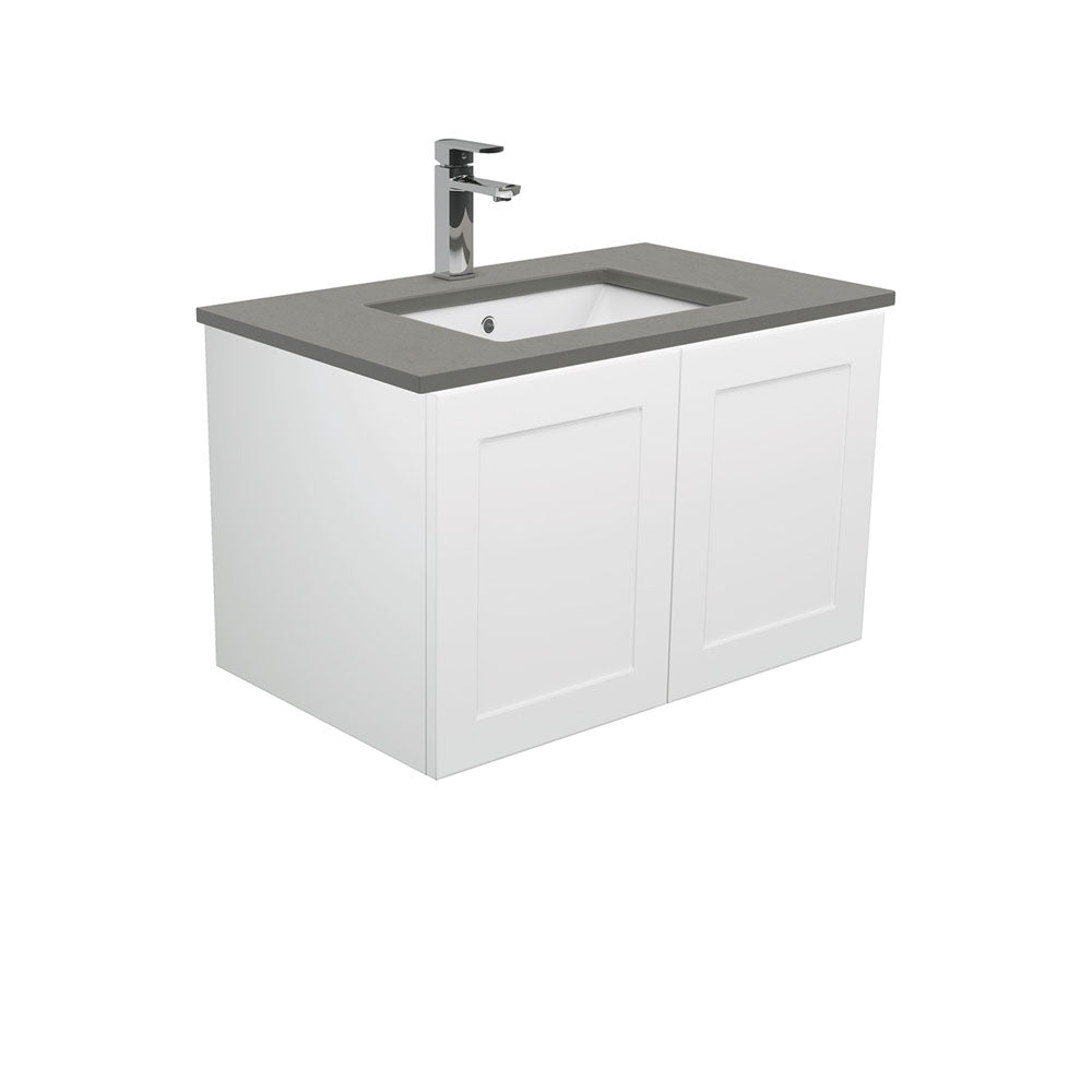 Sarah Dove Grey Undermount 750 Mila Wall-Hung Vanity