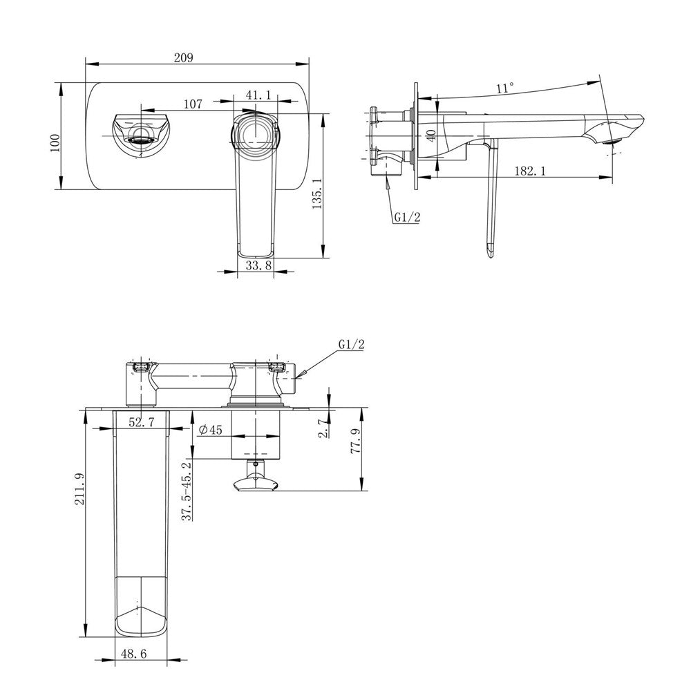 Wall Mixer