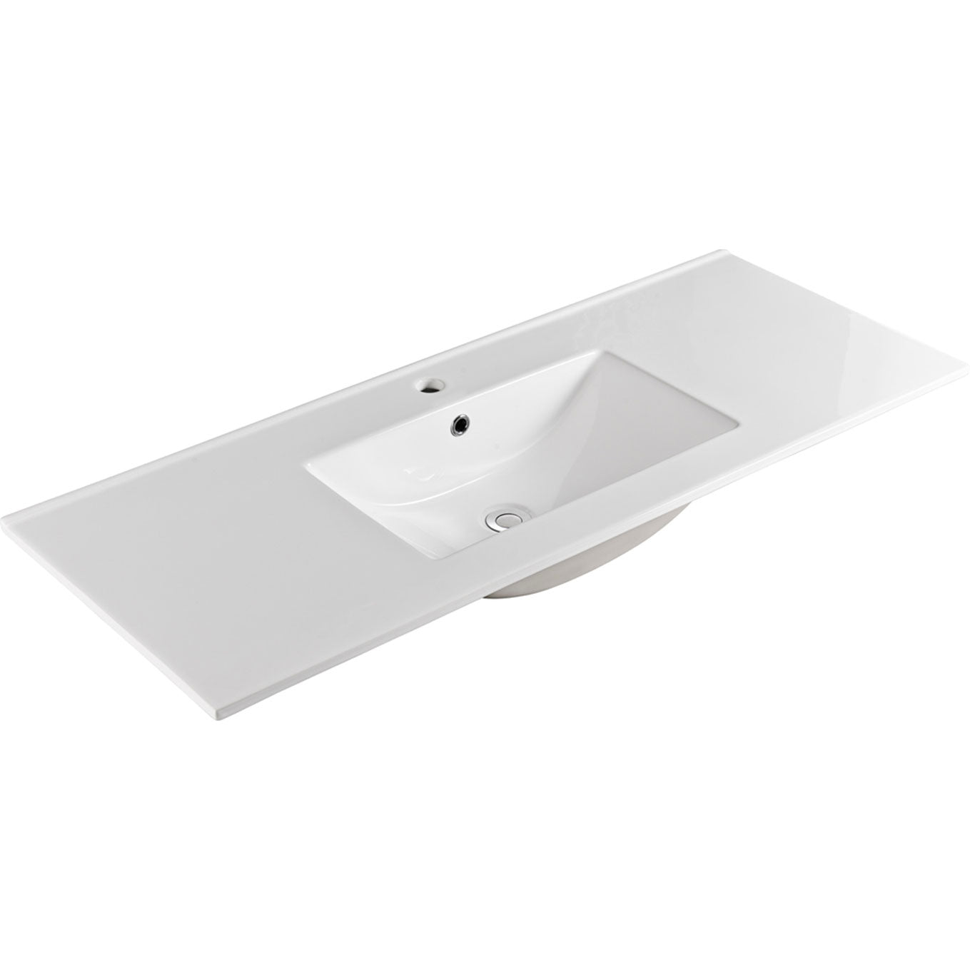 Dolce Full Depth Single Bowl Ceramic Basin-Top 1200