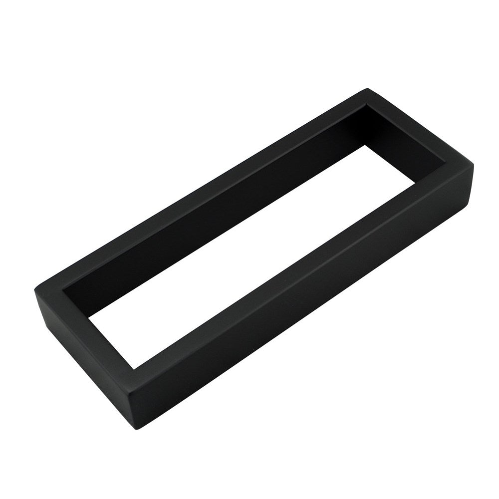Cavallo Matte Black Square Hand Towel Rail 260mm