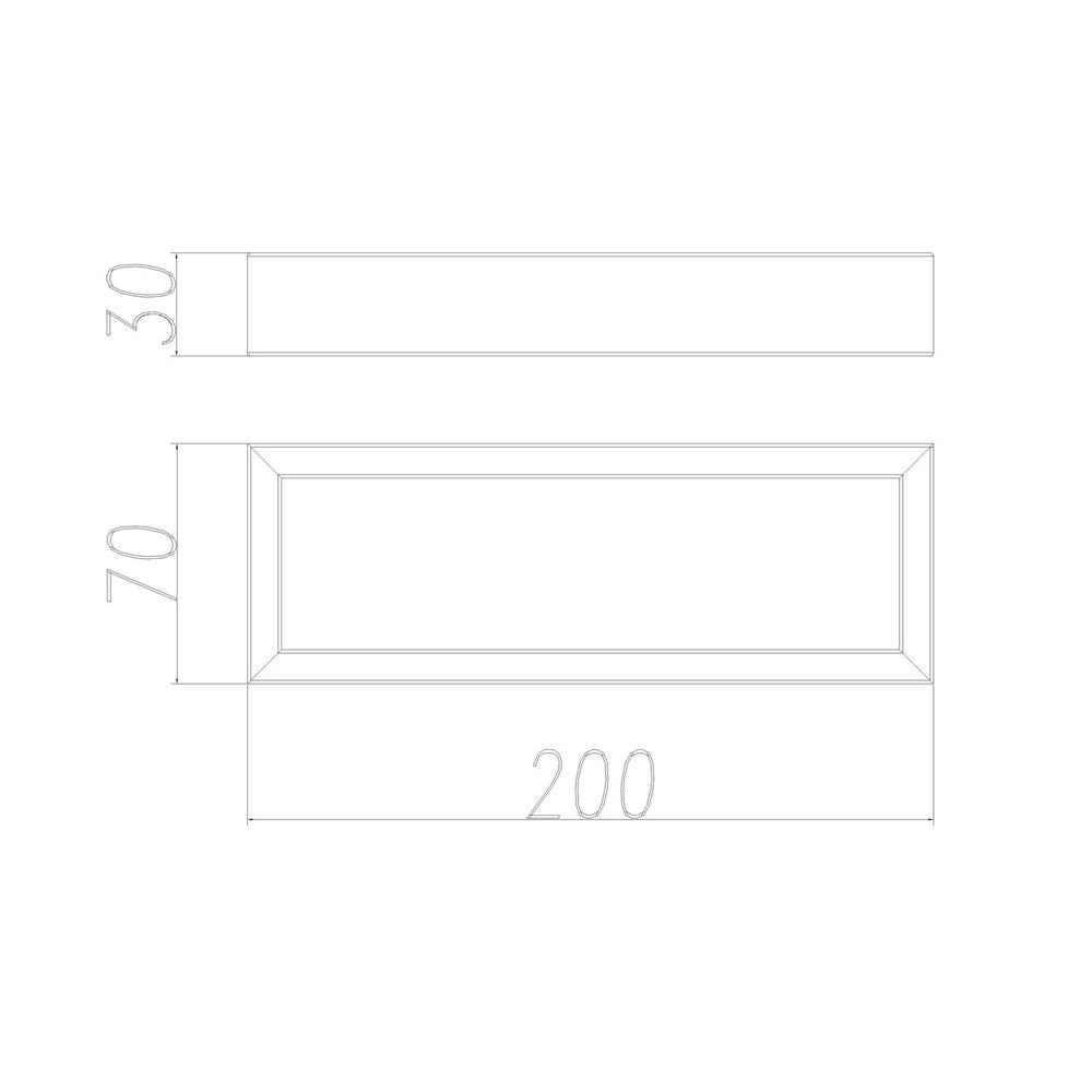 Cavallo Brushed Nickel Square Hand Towel Rail 260mm