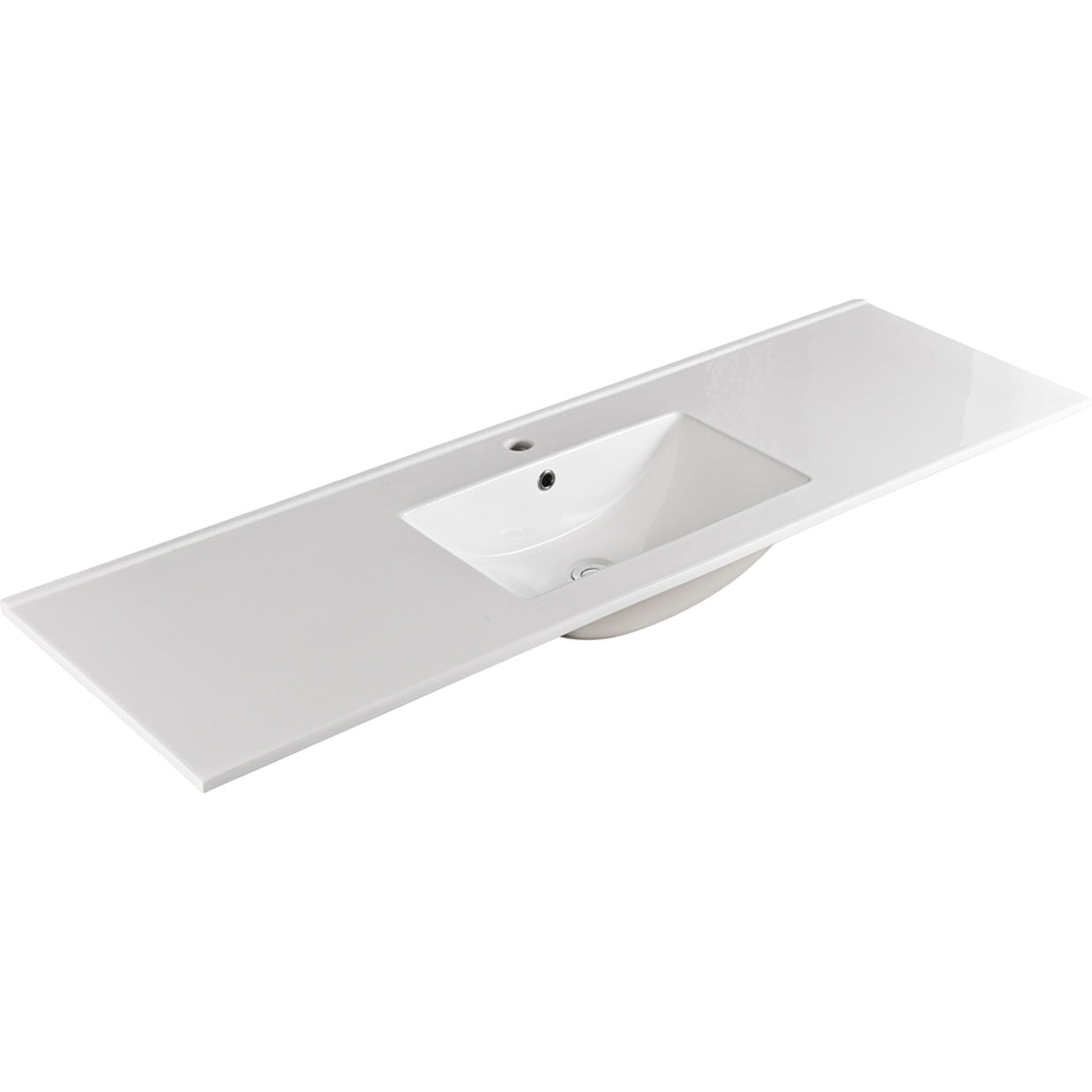 Dolce Full Depth Single Bowl Ceramic Basin-Top 1500