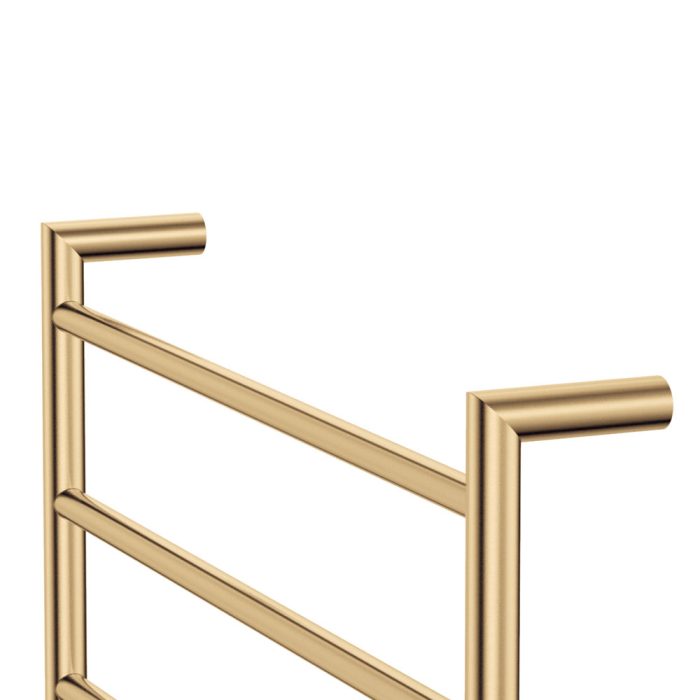 KAYA Round Heated Towel 6045 Urban Brass (4 Bars) 600x450x100mm