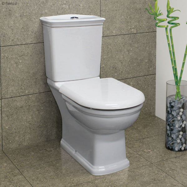 RAK Washington Ivory Close-Coupled Toilet Suite, S-Trap 240
