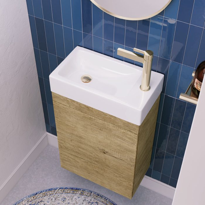 Ralph Slim Ensuite Depth Poly-Marble Basin-Top