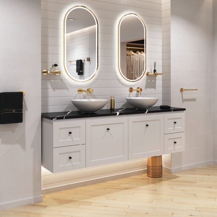 KAYA Soap Shelf Urban Brass