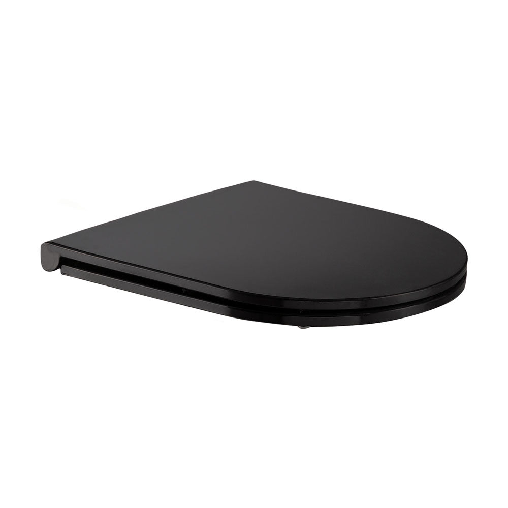 Slim Toilet Seat Suits K011 K003 K014 Matte Black 42.5x36x3cm