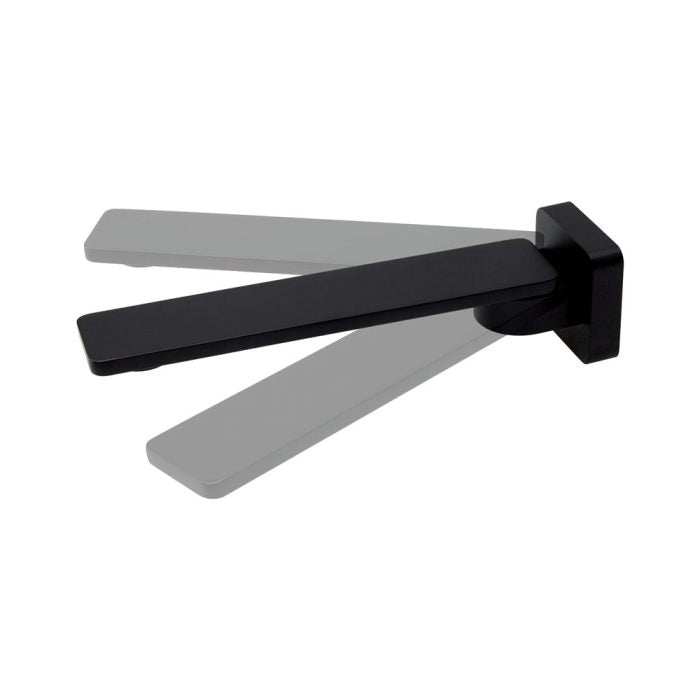 KOKO Slim Swivel Bath Outlet Matte Black