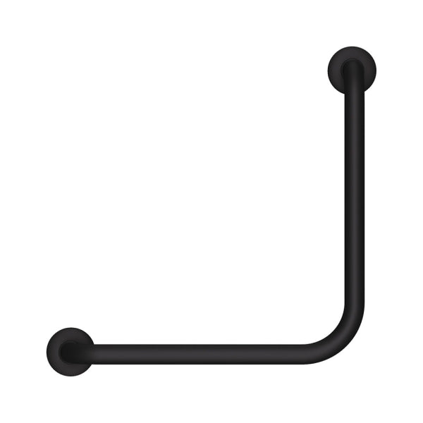 90° Ambulant Grab Rail, Matte Black