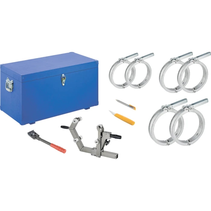 Geberit accessories set for electrofusion with integrated thermal fuse