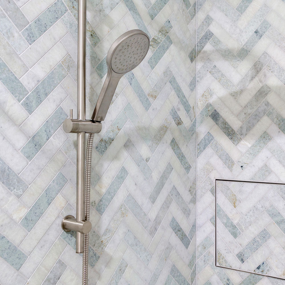 KAYA Rail Shower Brush Nickel