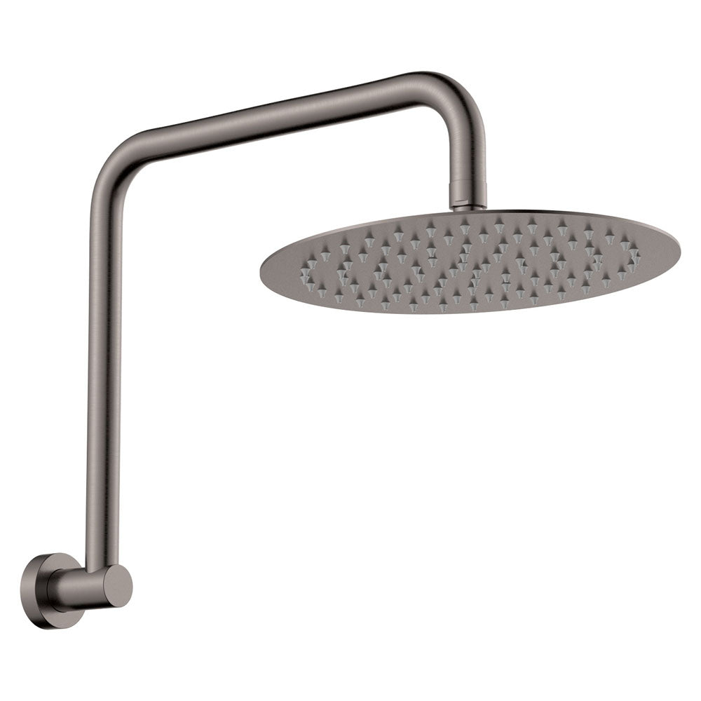 KAYA Gooseneck Shower Arm Set Gun Metal