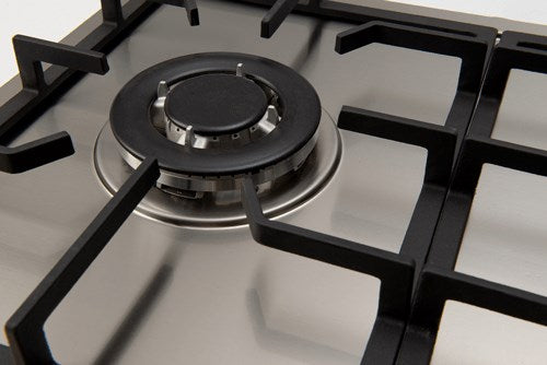 90cm 5 Burner Gas Cooktop Left Hand Wok C.I.T Flame failure device