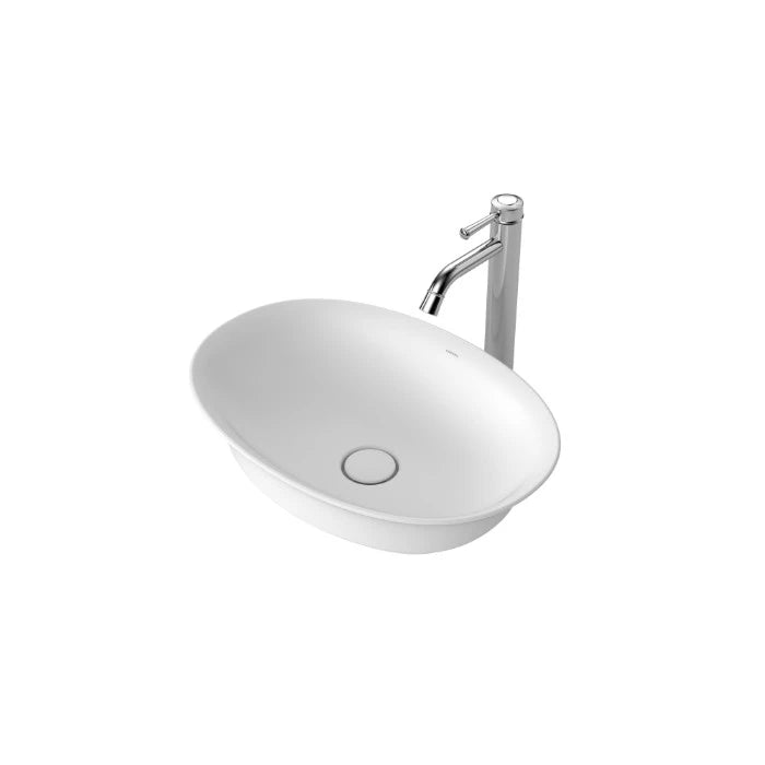 Caroma Riviere Above Counter Basin (No Tap Hole) Matte White