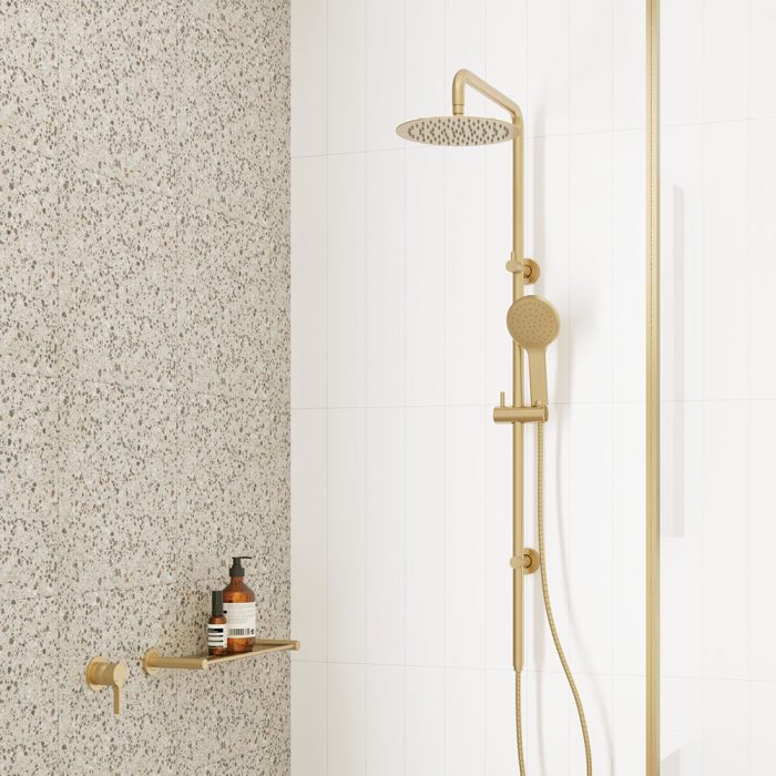 KAYA Twin Rail Shower Urban Brass