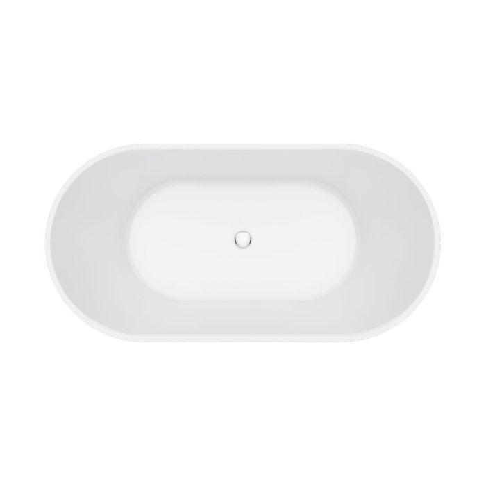 Eleanor Fluted Freestanding Acrylic Bath, 1500mm