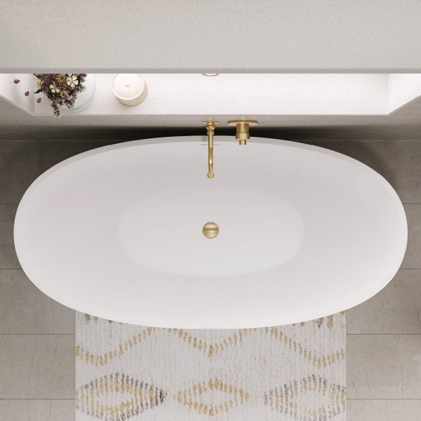Antonia Cast Stone Solid Surface Bath