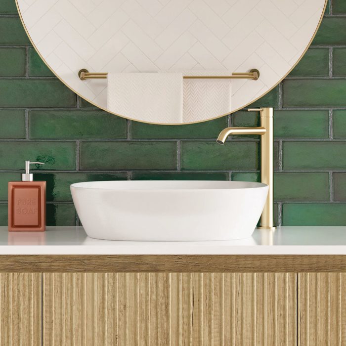 KAYA Tall Basin Mixer Urban Brass