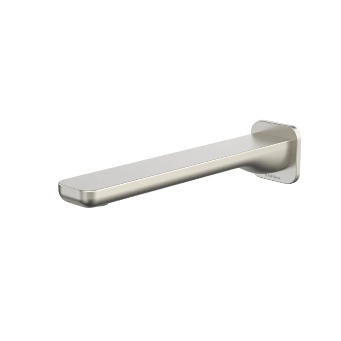 Caroma Luna II Basin/Bath Outlet 220mm Brushed Nickel Lead Free