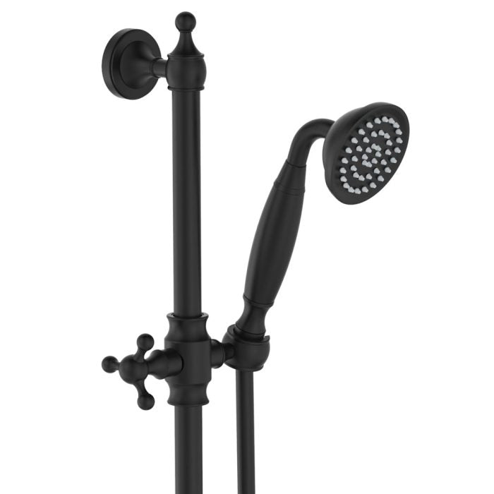 Lillian Rail Shower Set, Matte Black
