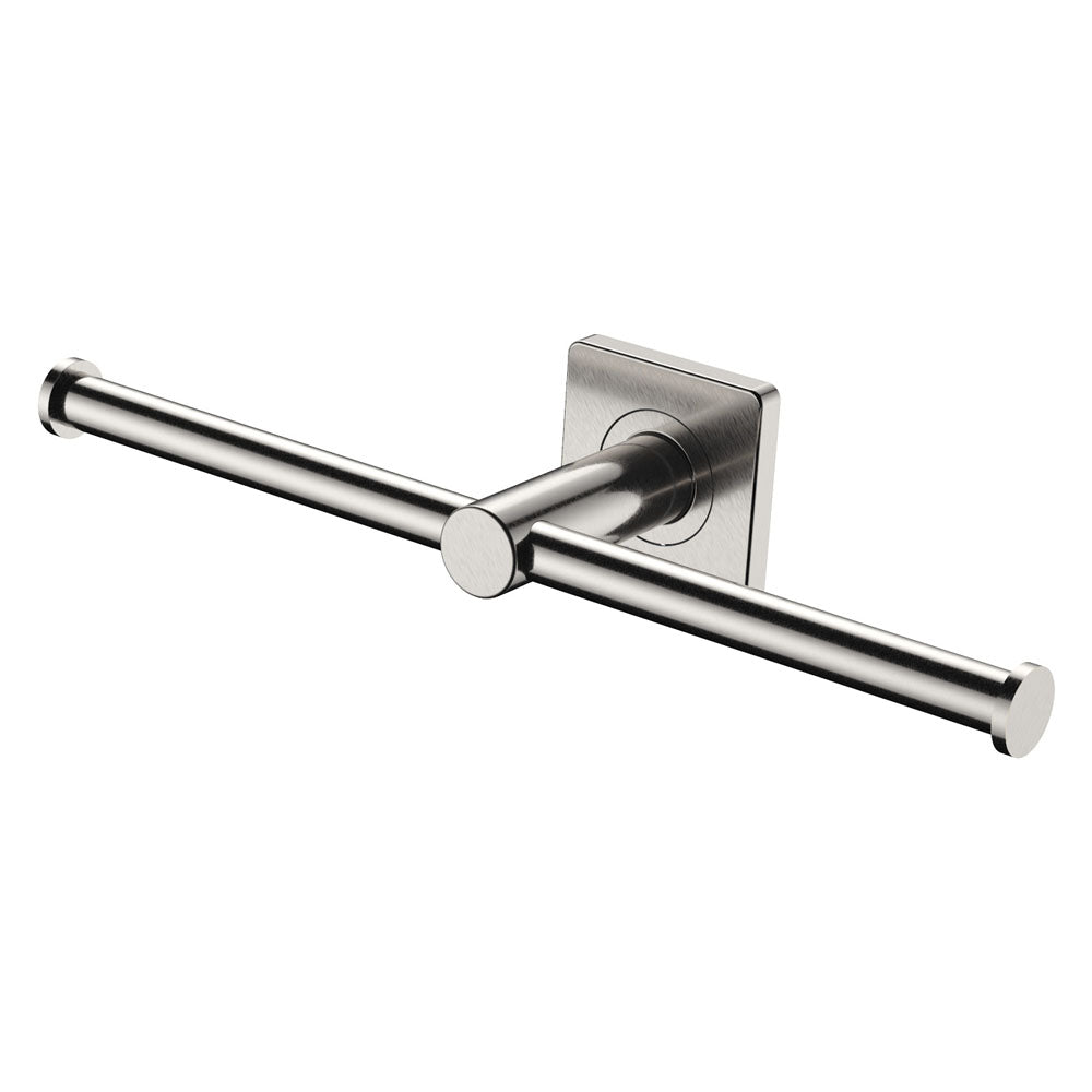 SANSA Double Roll Holder Brushed Nickel
