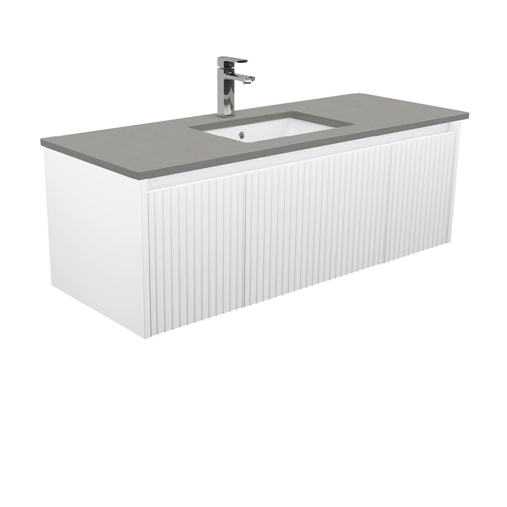 Sarah Dove Grey Undermount 1200 Alina Wall-Hung Vanity