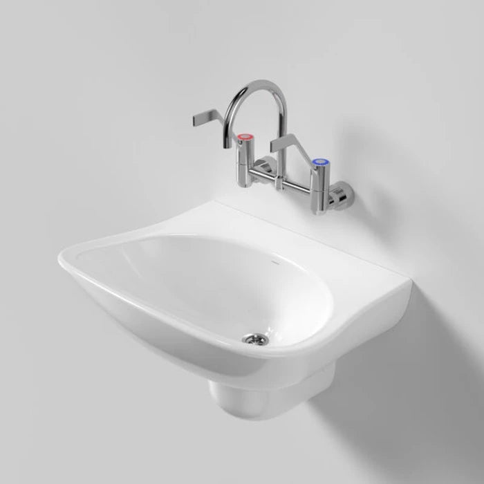 Caroma Medical Wall Basin II - GermGard - White