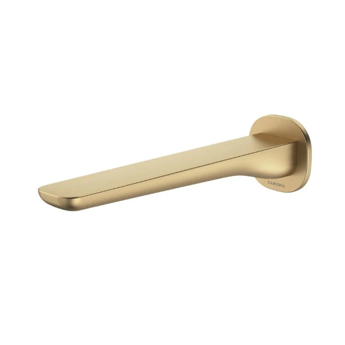Caroma Contura II Basin/Bath Outlet 220mm Lead Free Brushed Brass