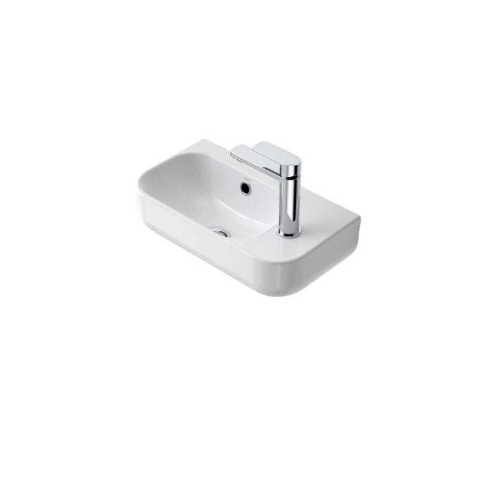 Caroma Luna Hand Wall Basin with 1 Tap Hole