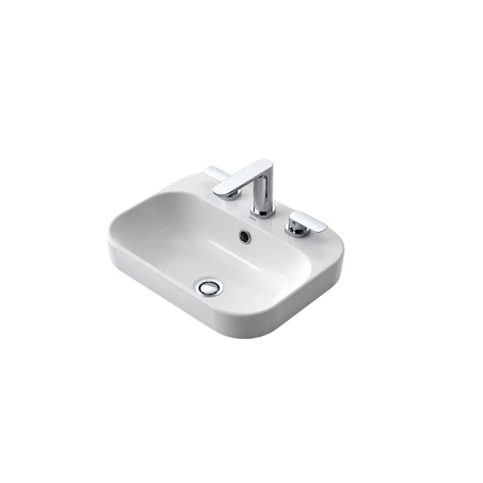 Caroma Luna Inset Basin with 3 Tap Holes