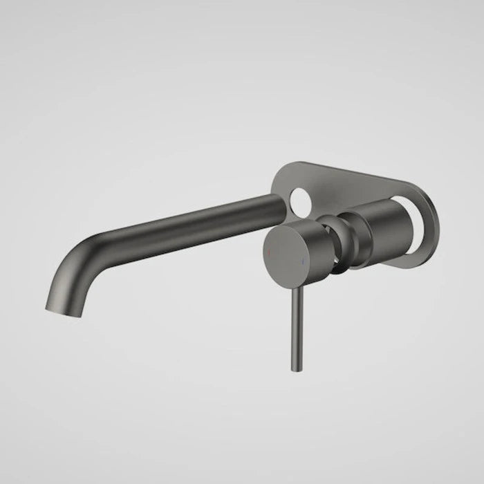 Caroma Liano II 210mm Wall Basin / Bath Trim Kit (Round Cover Plate) - Gunmetal