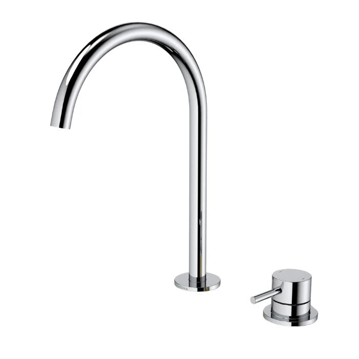 Caroma Liano II Hob Basin/Sink Mixer Set 200mm Chrome