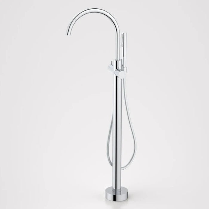 Caroma Liano II Freestanding Bath Filler with Hand Shower - Sales Kit - Chrome