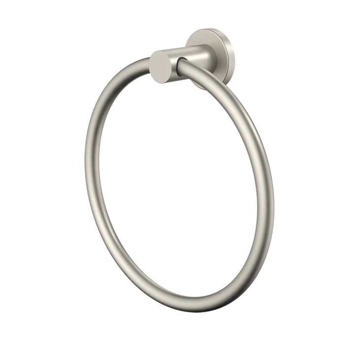 Caroma Liano II Towel Ring Brushed Nickel