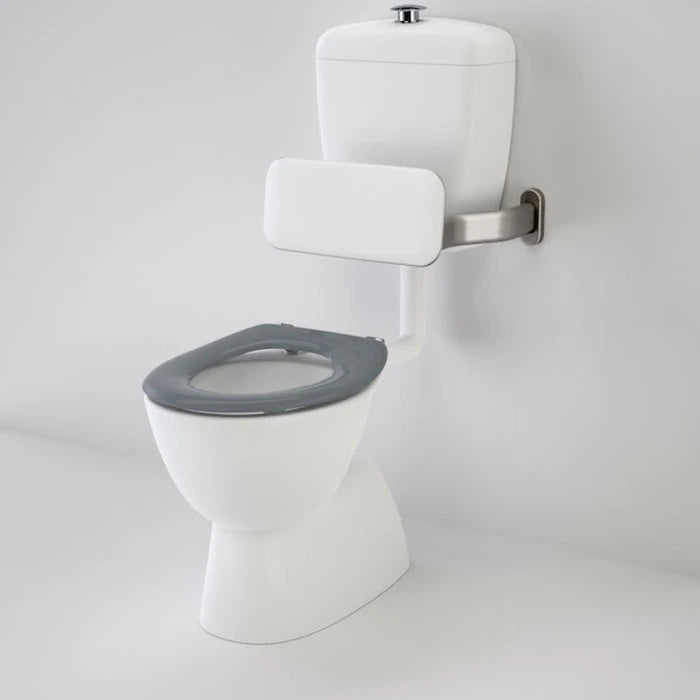 Caroma Care 400 Connector Suite with Backrest - Anthracite Grey