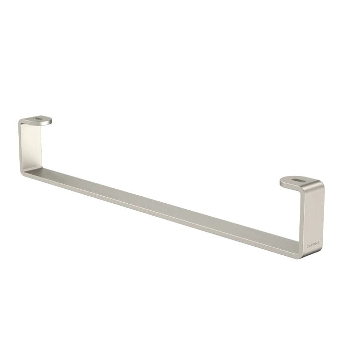 Caroma Urbane II Hand Wall Basin Integrated Rail Brushed Nickel