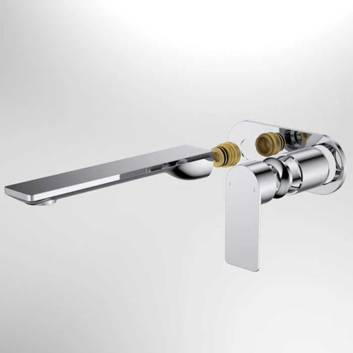 Caroma Urbane II 220mm Wall Basin / Bath Trim Kit - Round Cover Plate - Chrome
