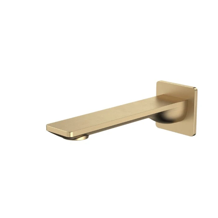 Caroma Urbane II 180mm Basin/Bath Outlet Square Cover Plate Lead Free Brushed Brass
