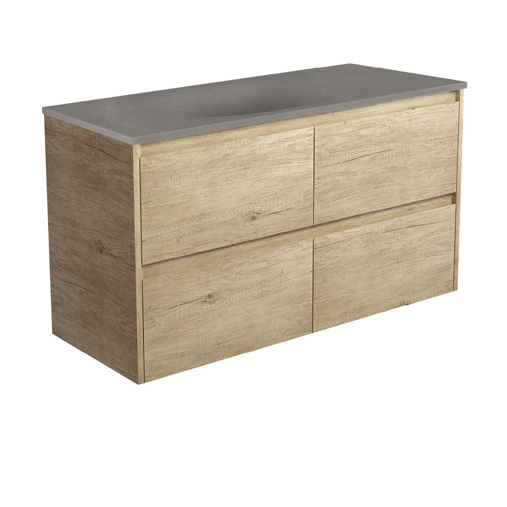 SATORI AMATO 1200 SCANDI OAK Vanity Wall Hung