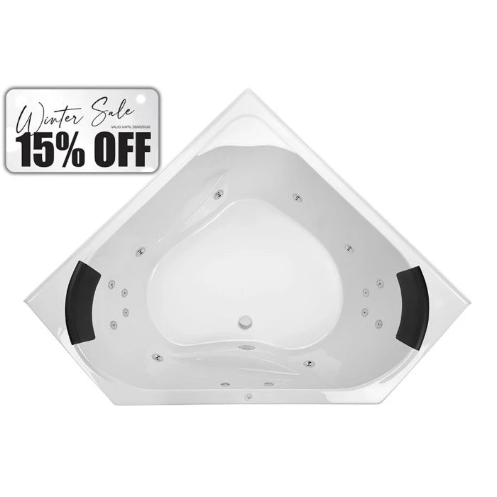 Angelique 1295 1465 Contour 14 Jet Spa Bath