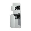 Vog Solid Brass Chrome Bath/Shower Wall Mixer with Diverter Wall Mounted