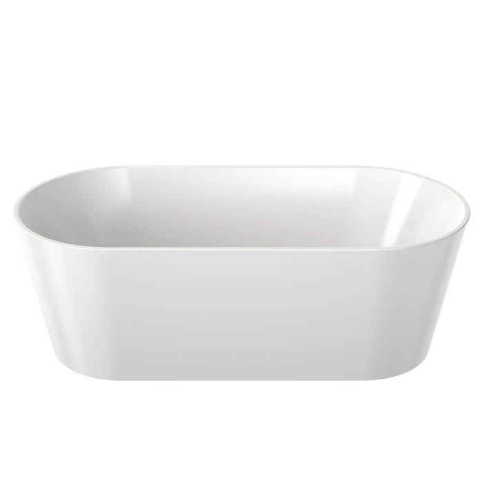 Caroma Round Freestanding Bath 1600 No Overflow White